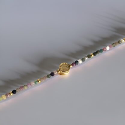 Bracelet perles et pierres en Tourmaline – Image 2
