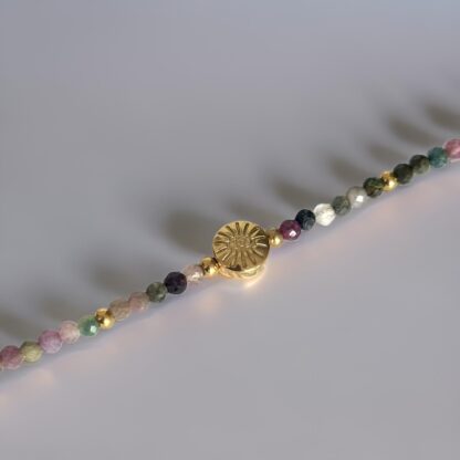Bracelet perles et pierres en Tourmaline – Image 3