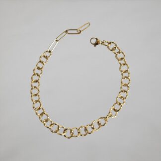 Bracelet anneaux acier inoxydable