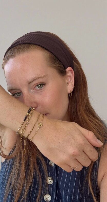 Bracelet anneaux acier inoxydable – Image 2